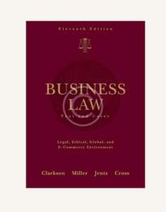 Business Law. Text and Cases