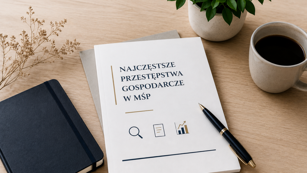 Najczęstsze przestępstwa gospodarcze w MŚP – codzienna praktyka, nie nagłówki